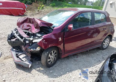 2021 Mitsubishi Mirage Carbonite Edition/Es/Le from USA, damaged, VIN ML32AUHJ1MH005034